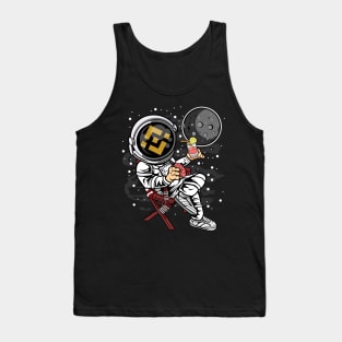 Retirement Plan Astronaut Binance BNB Coin To The Moon Crypto Token Cryptocurrency Blockchain Wallet Birthday Gift For Men Women Kids Tank Top